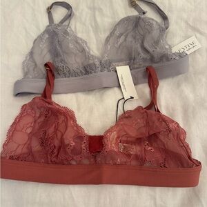 VALENTINE BY JONAS & BROWN Shang-a-lang Bras.NWT.Size S.sold out.Retail $58 each